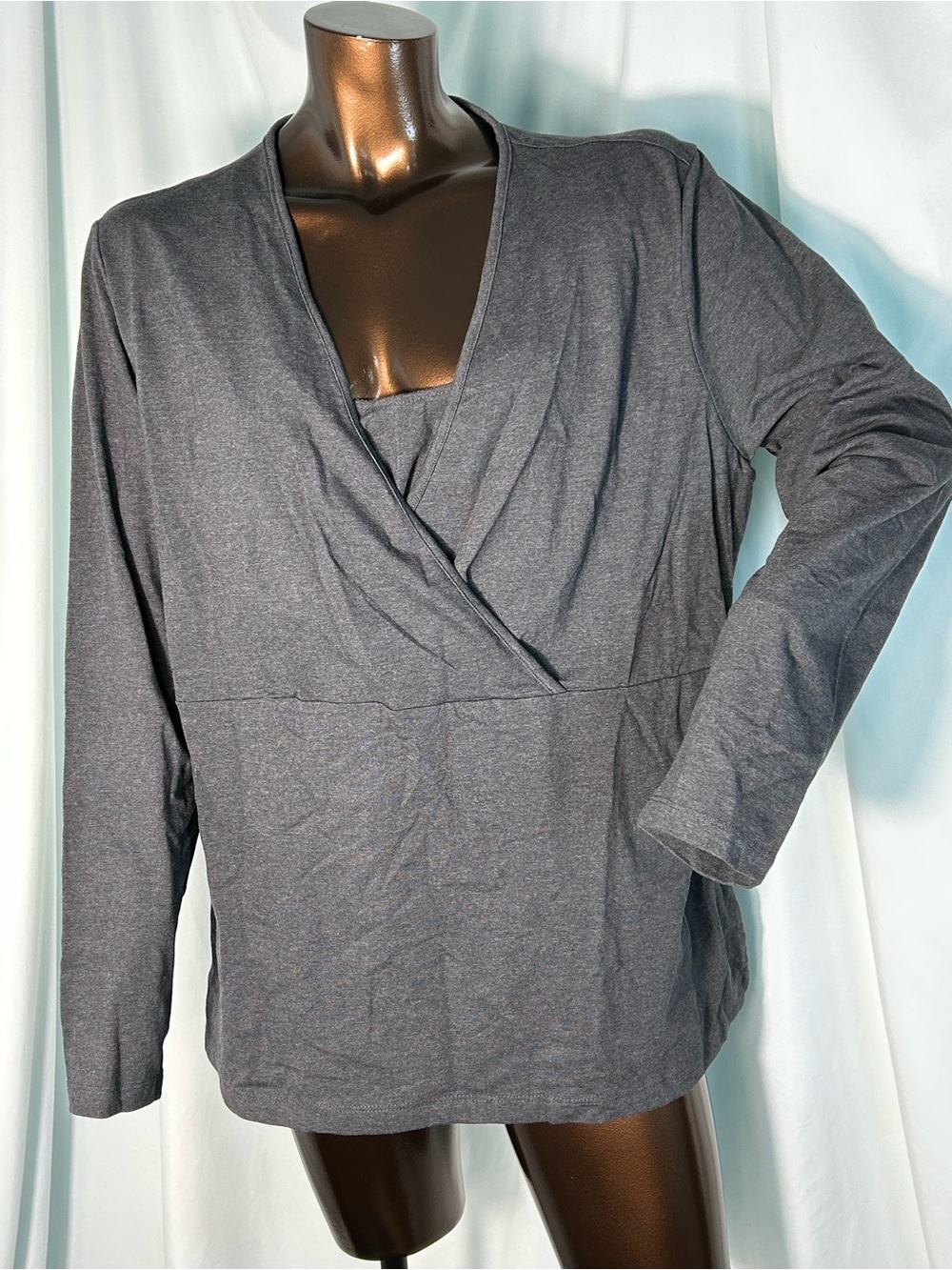H&M Organic Cotton Maternity L/S Shirt - XXL - New